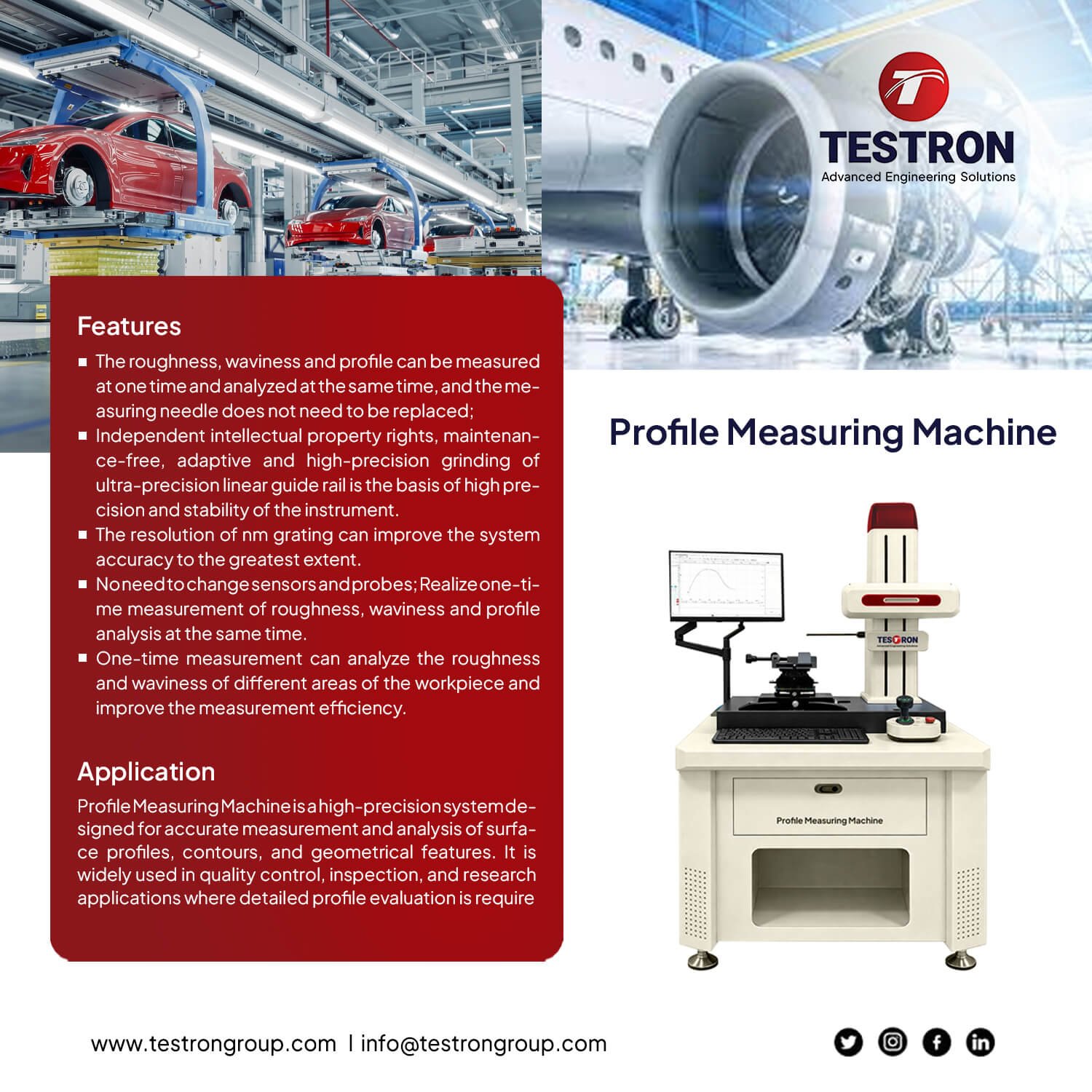 TT-PMM100 Profile Measuring Machine TT-PMM100 Profile Measuring Machine