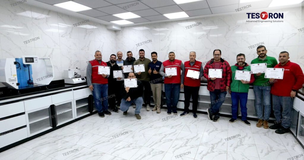 material testing equipment installed at Fresh Electric Egypt by Testron Group for quality control